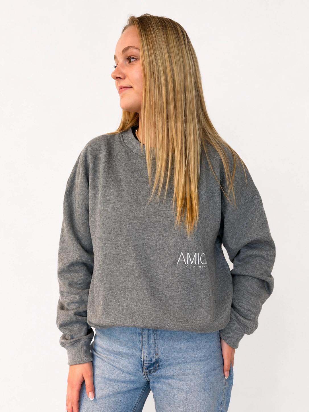 Amigo Box Logo Sweater - geborduurd
